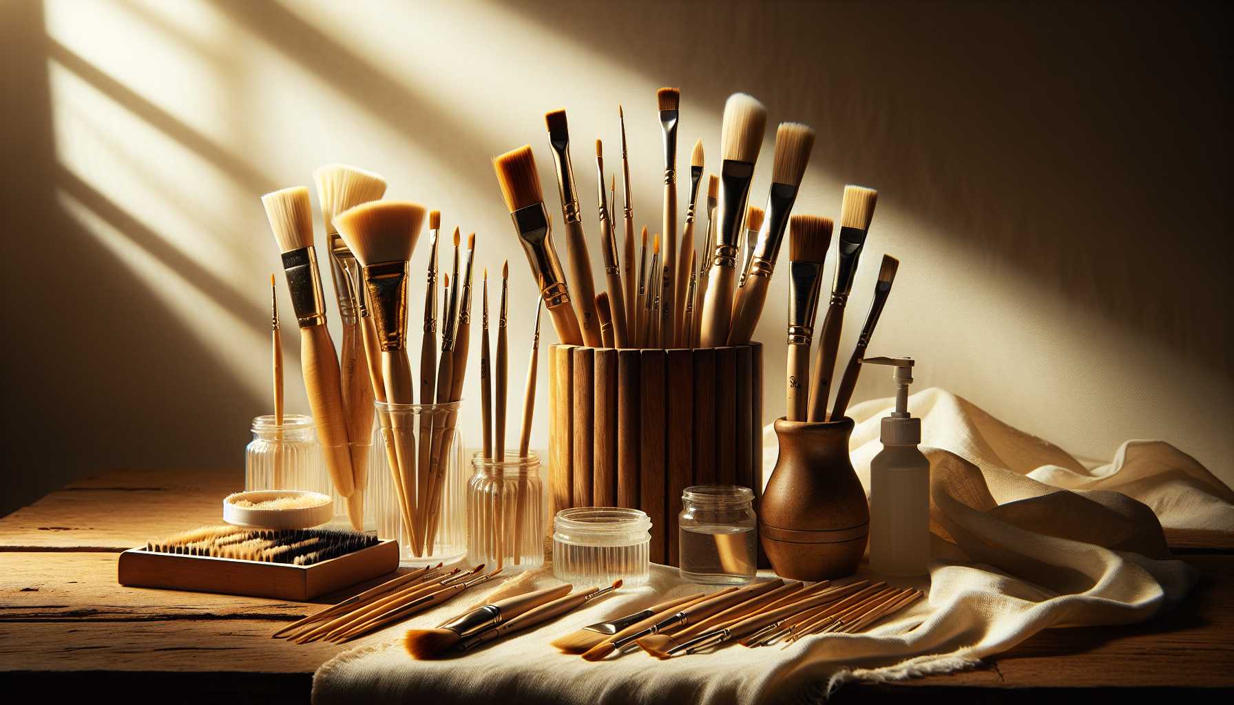 Guide complet pour l’entretien de vos nouveaux pinceaux d’artiste