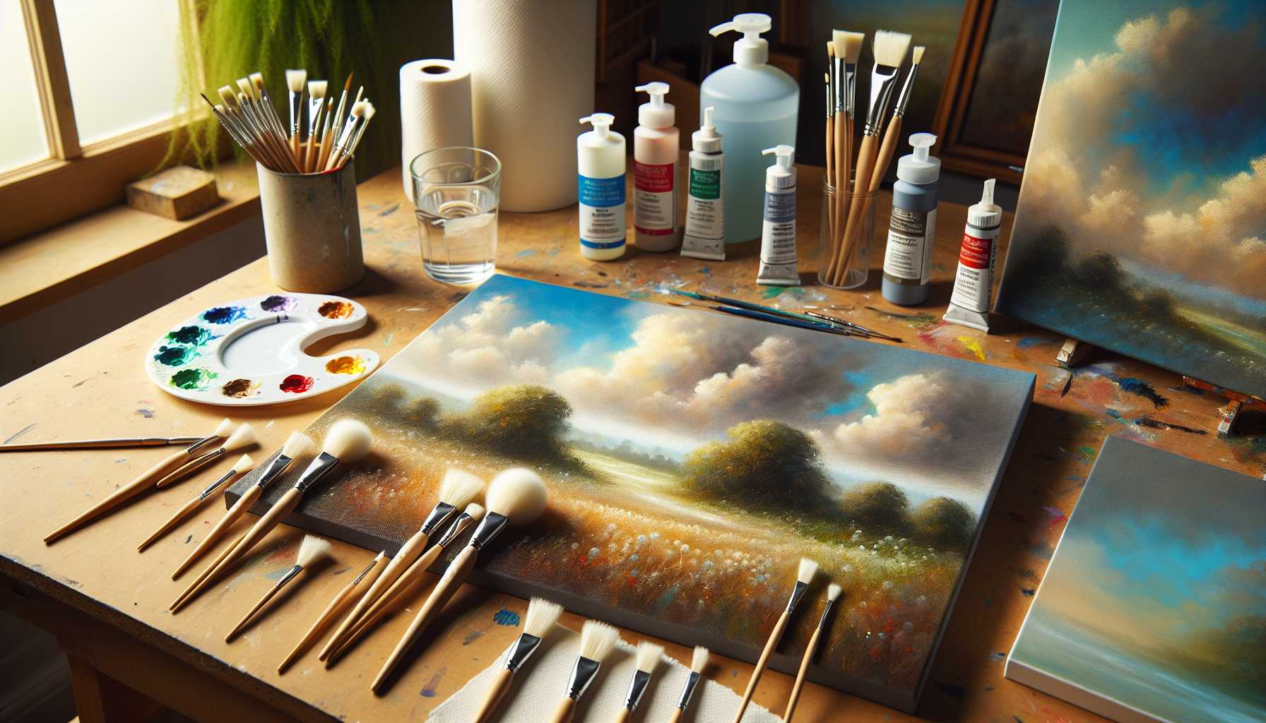 Basic Foam Brush Painting: Simple Art Techniques Guide