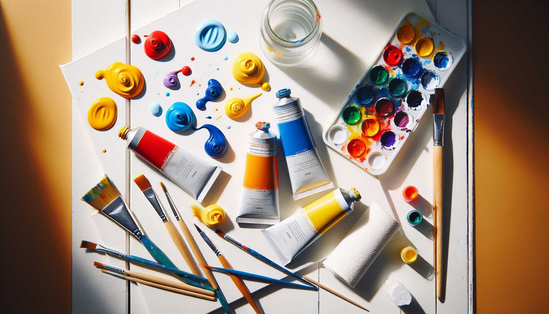 10 Easy Canvas Painting Ideas Using Only Primary Colors