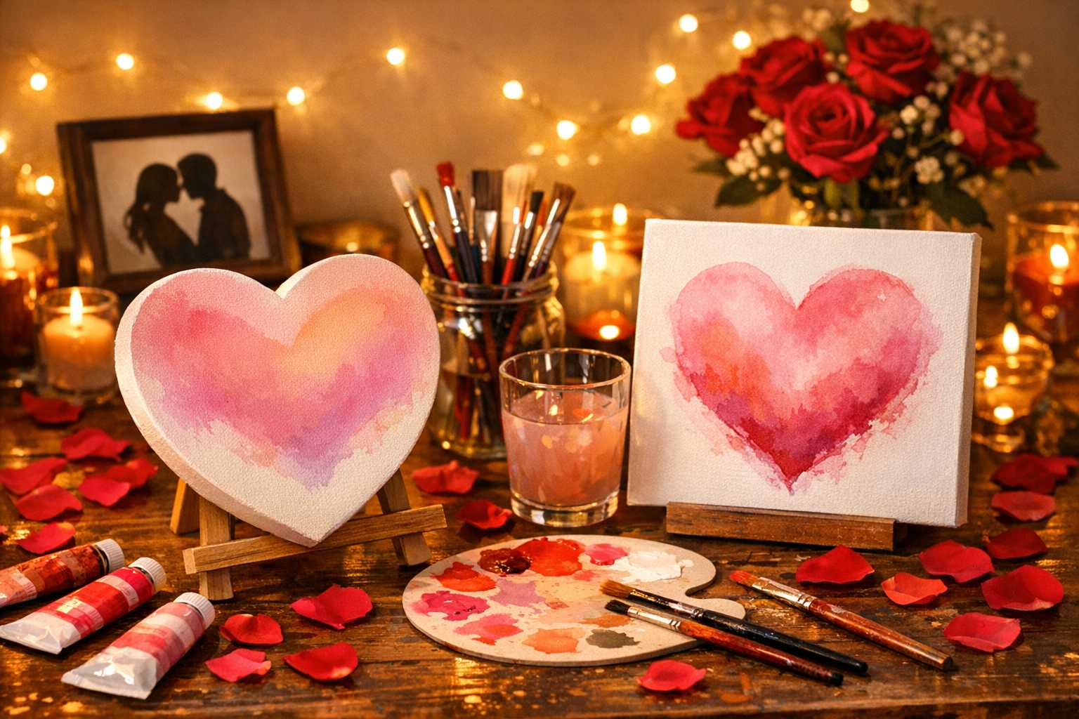 Simple Valentine’s Day Painting Ideas for Beginners