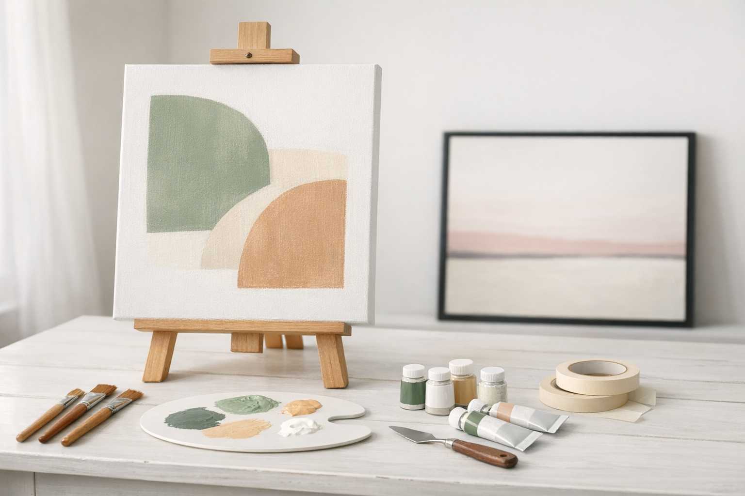 Modern Minimalist Painting Ideas for Beginners