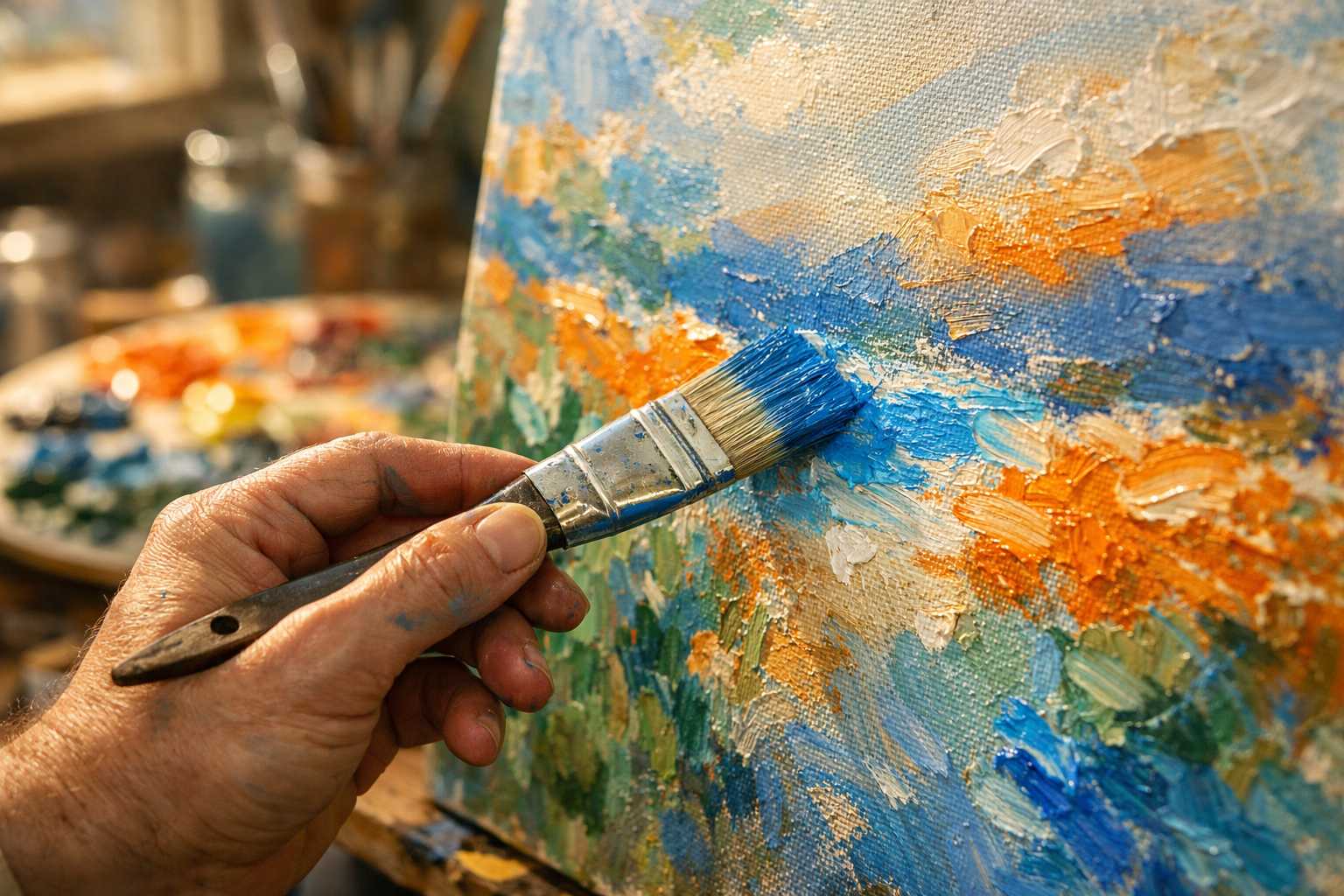 Die Kunst der lockeren Pinselstriche meistern: Ihr Leitfaden zur impressionistischen Malerei