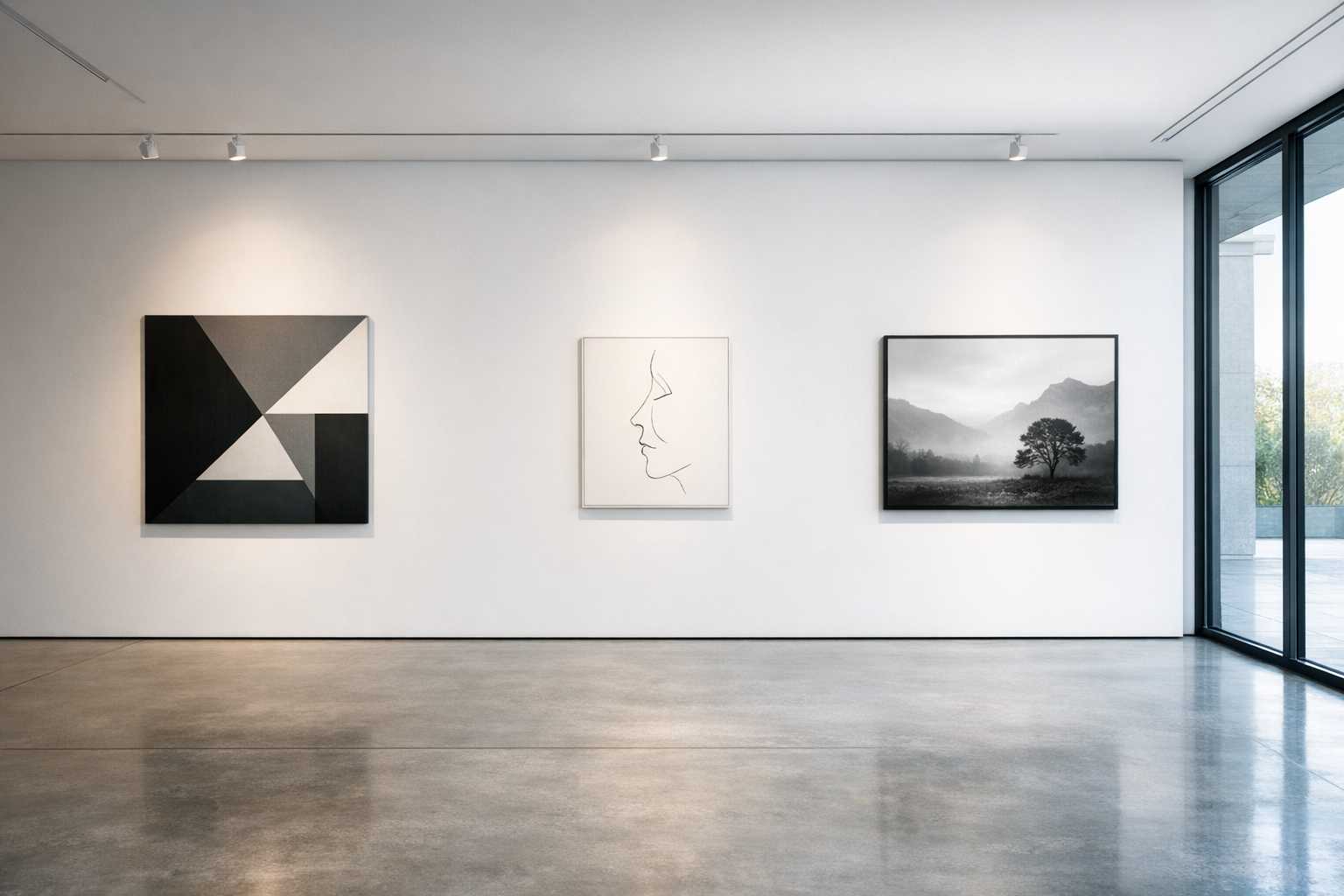 Leitfaden zum modernen Galeriestil: Zeitgenössische minimalistische Kunst umarmen